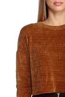 Chenille With You Pullover Top