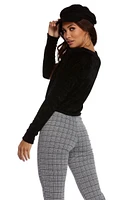 Chenille With You Pullover Top