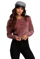 Chenille With You Pullover Top