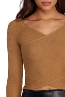 Cross It Off Knit Crop Top