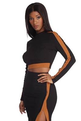 Shut It Down Crop Top