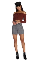 Knit So Simple Crop Top