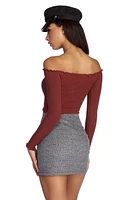 Knit So Simple Crop Top
