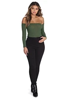 Get With It Knit Bodysuit