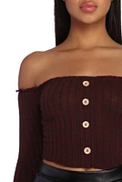 Get Stylish With Knit Crop Top