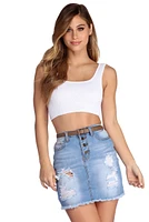 Smock Star Crop Top