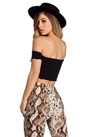 Sassy And Smocked Crop Top