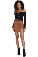Always Button Knit Bodysuit