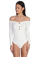 Always Button Knit Bodysuit