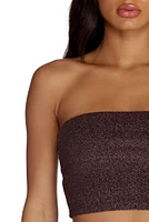 Midnight Glow Cropped Tube Top