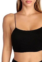 Hits The Smock Crop Top