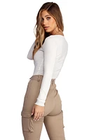 Faux With It Top