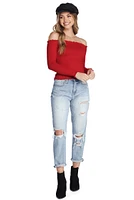 Up My Frills Knit Top