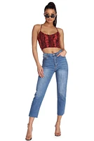 Tie Back Crop Top