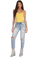 Lace Up Back Bodysuit