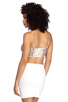 Slay Snake Crop Top