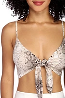 Slay Snake Crop Top