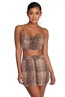 Set Me Up Snake Top
