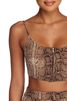 Set Me Up Snake Top