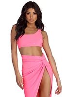 Bright And Early Crop Top
