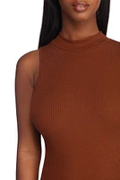 Mock Neck Mini Dress