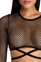 Miss Me Cross Strap Crop Top