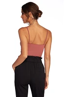 Knot A Basic Crop Top