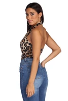Wild At Play Halter Bodysuit