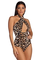 Wild At Play Halter Bodysuit
