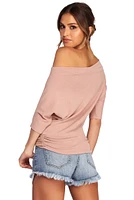 On Deck Ruched Knit Top