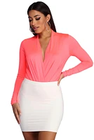 Just Pleat It Bodysuit