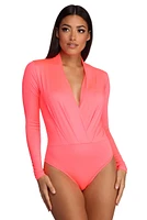 Just Pleat It Bodysuit
