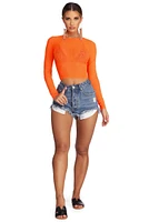 Hot Mesh Crop Top