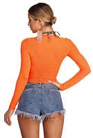 Hot Mesh Crop Top
