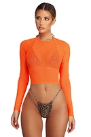Hot Mesh Crop Top