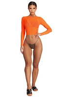 Hot Mesh Crop Top