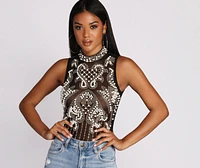 Pearl Ambition Sleeveless Bodysuit