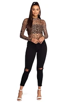 On The Prowl Leopard Bodysuit
