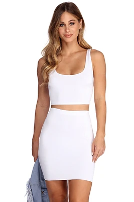 Keeping Up With Basics Crop Top