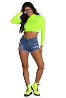 Glow For It Crop Top