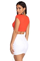 Ready Or Knot Crop Top