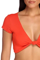 Ready Or Knot Crop Top