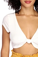 Ready Or Knot Crop Top
