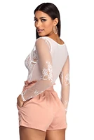 Sheer Ambition Lace Bodysuit