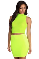 Mesh Me Crop Top