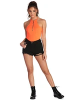 O-Ring Detail Bodysuit