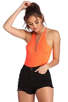 O-Ring Detail Bodysuit