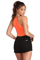 O-Ring Detail Bodysuit