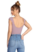 Ruched Cutie Knit Bodysuit
