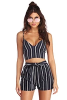 Stand Out Stripes Crop Top